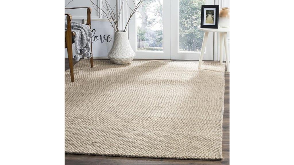 large natural fiber rug