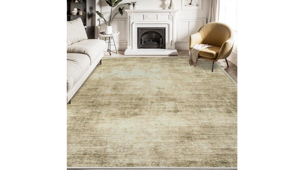 large washable abstract rug