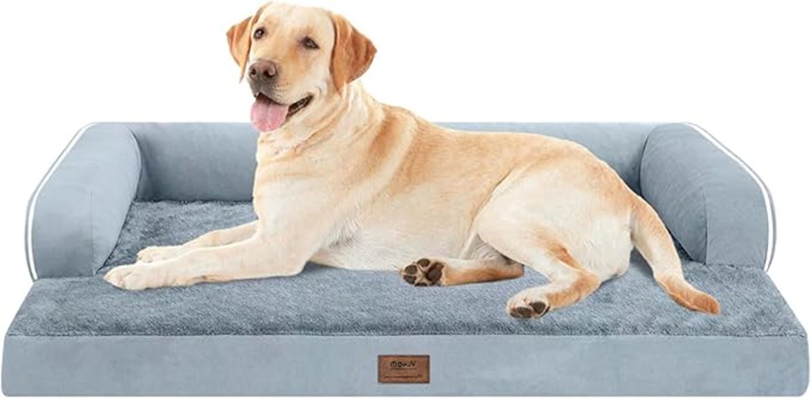large washable orthopedic bed
