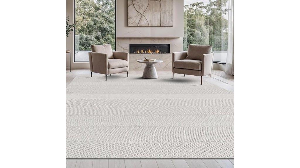 large white rug 10x14