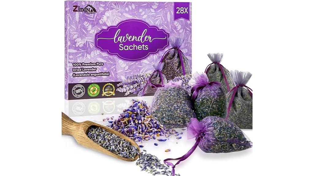 lavender sachet pack set