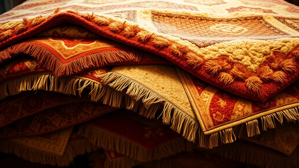 layered rugs aesthetic safety