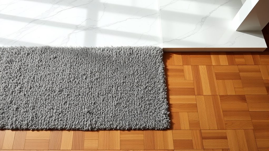 layering rugs for stylish ambiance