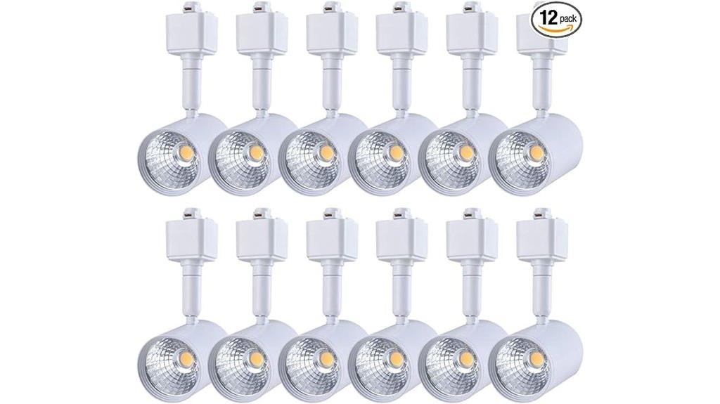 led track lighting heads