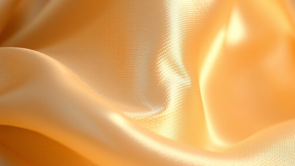 light angle alters silk appearance