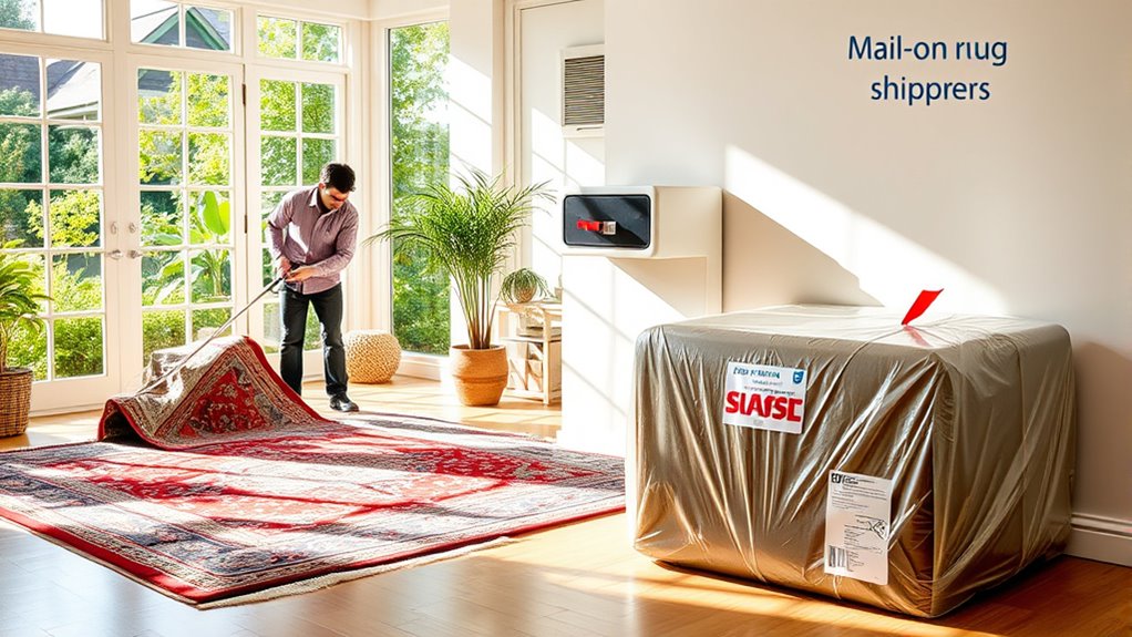 local versus mail in rug cleaning