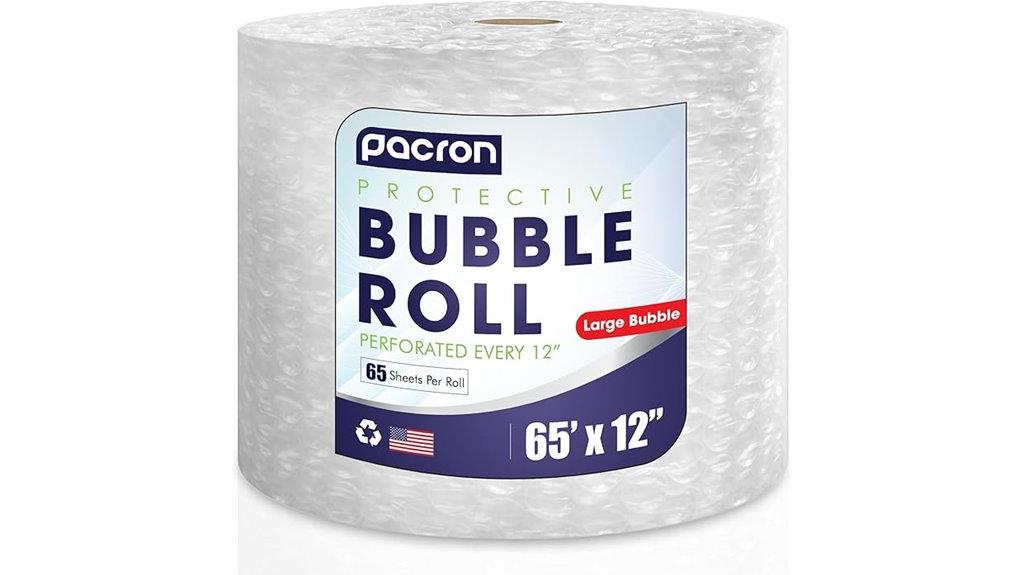 long protective bubble wrap