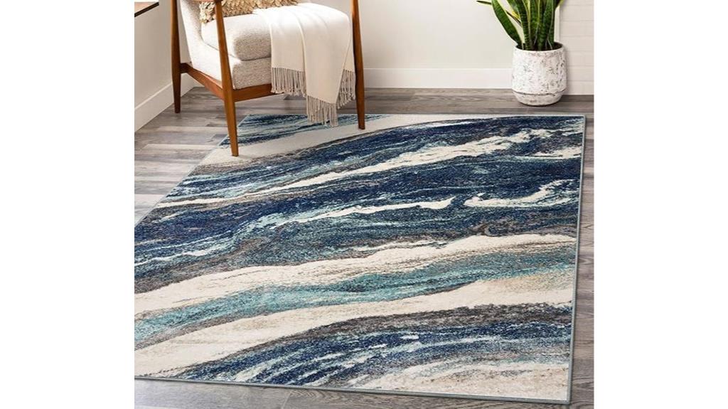 luxe weavers blue rug