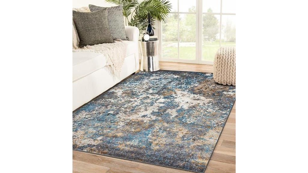 luxurious 2x7 abstract rug