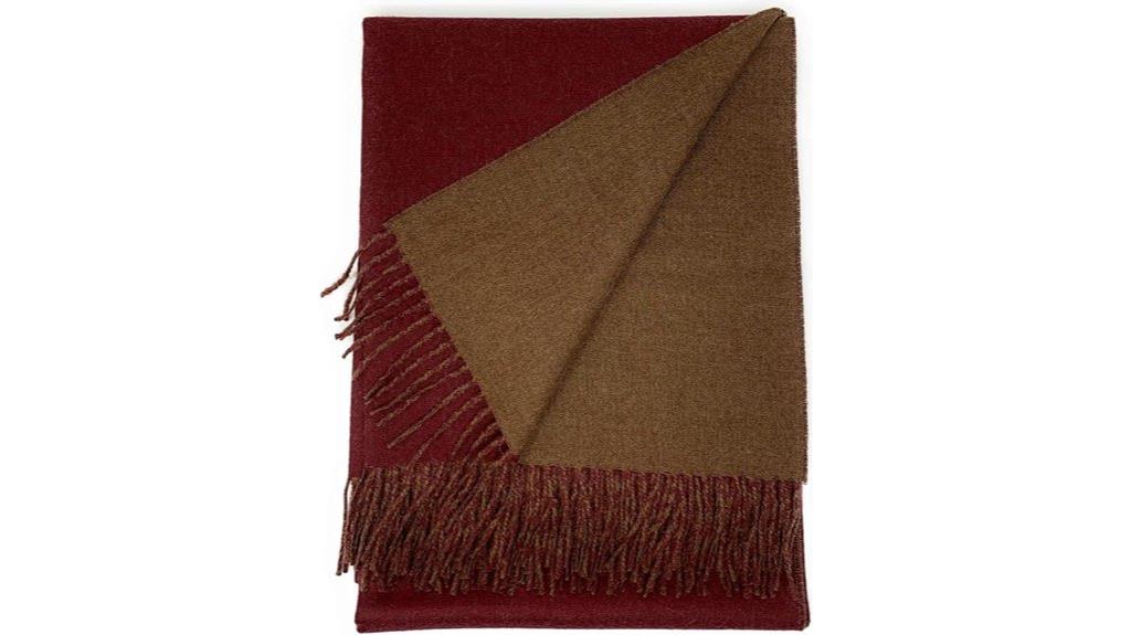 luxurious baby alpaca throw
