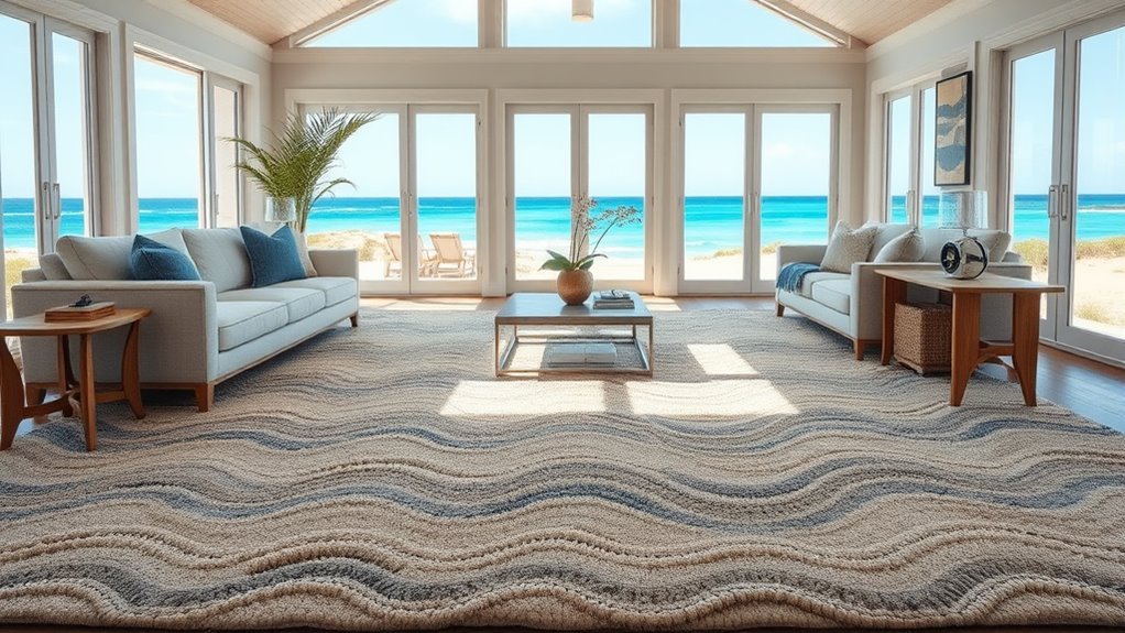 luxurious coastal rug selection
