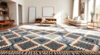 luxurious high pile moroccan rugs