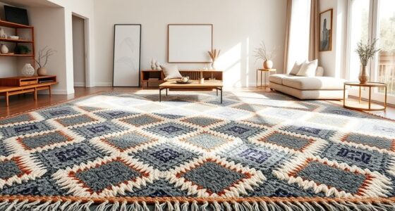 luxurious high pile moroccan rugs