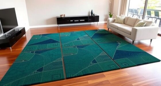 luxurious modular rug tiles