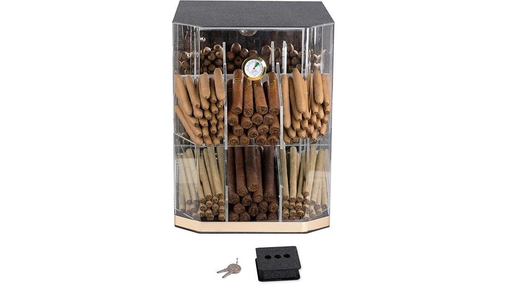 luxury cigar display case