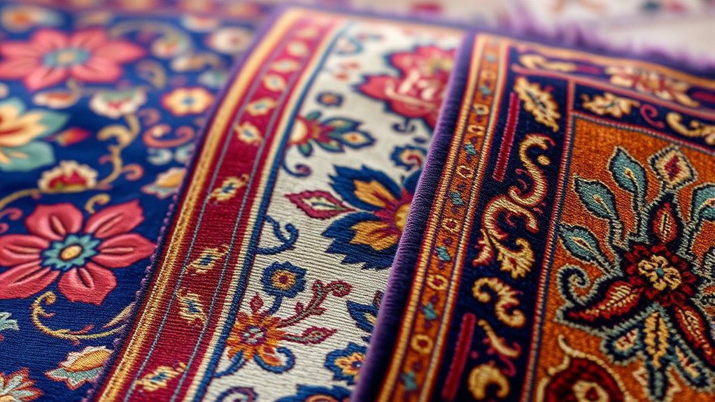luxury craftsmanship silk rugs