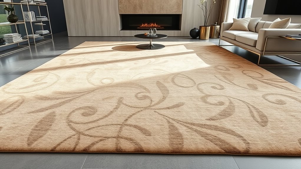 luxury eco friendly bamboo silk rugs