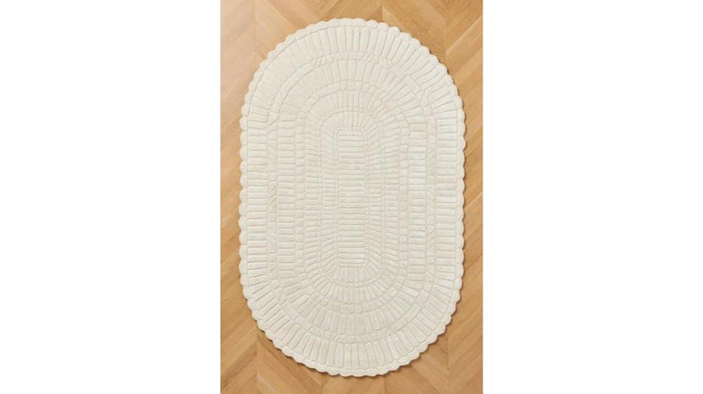 luxury floral wool rug