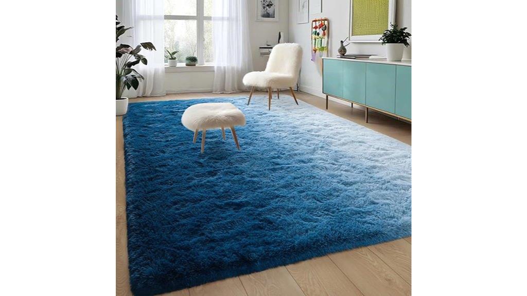 luxury fluffy kids rug