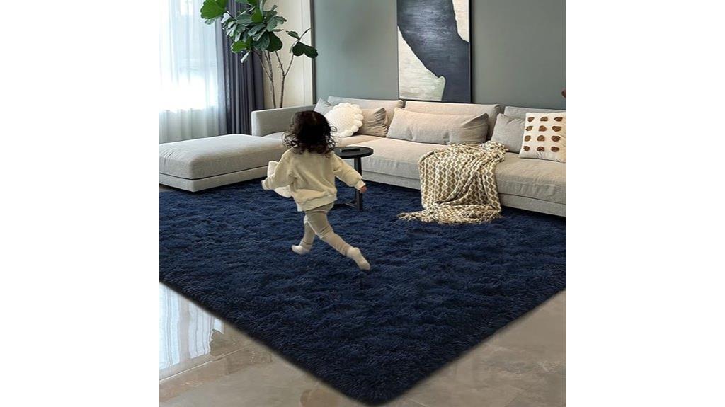 luxury fluffy rug