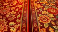 luxury high gloss silk carpets