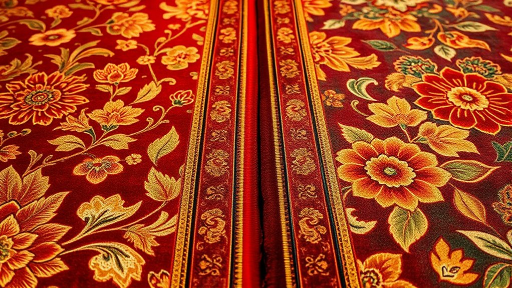 luxury high gloss silk carpets