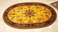 luxury oval persian silk rugs