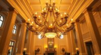 luxury oversized foyer lighting