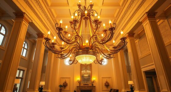 luxury oversized foyer lighting