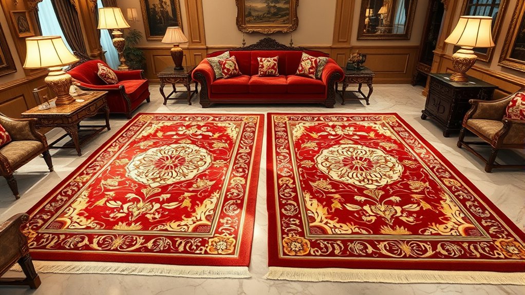 luxury silk rug collection