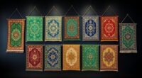 luxury silk rug hanger sets