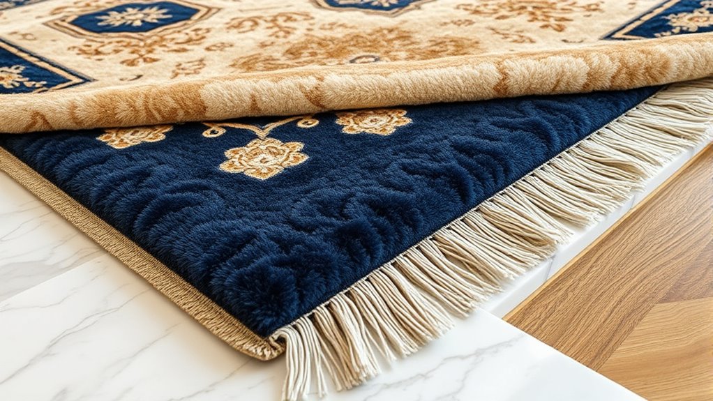 maintain and protect layered rugs