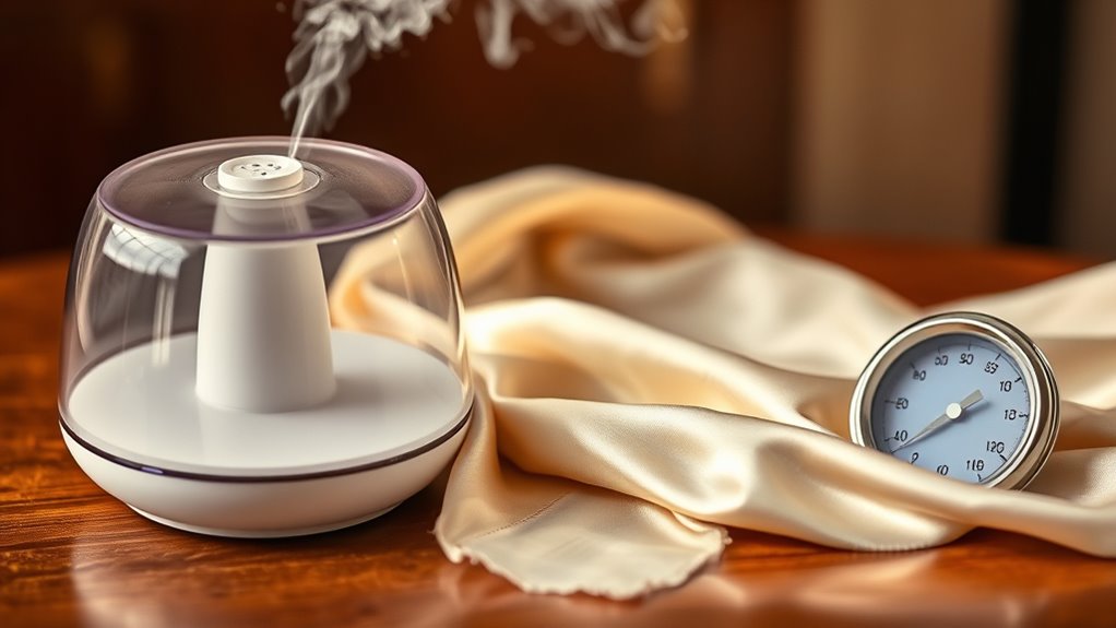 maintain silk with humidifiers