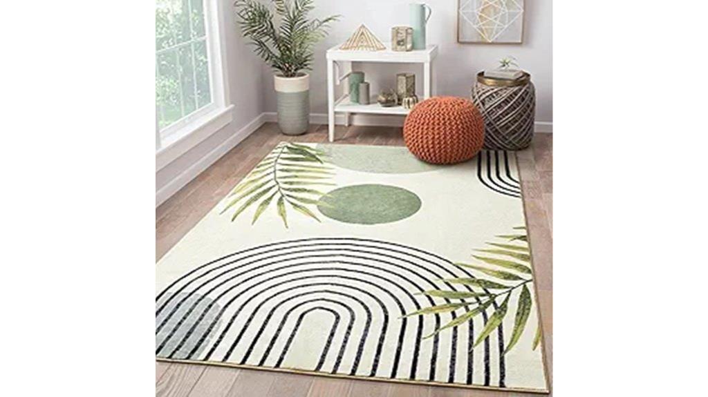 mid century modern rug