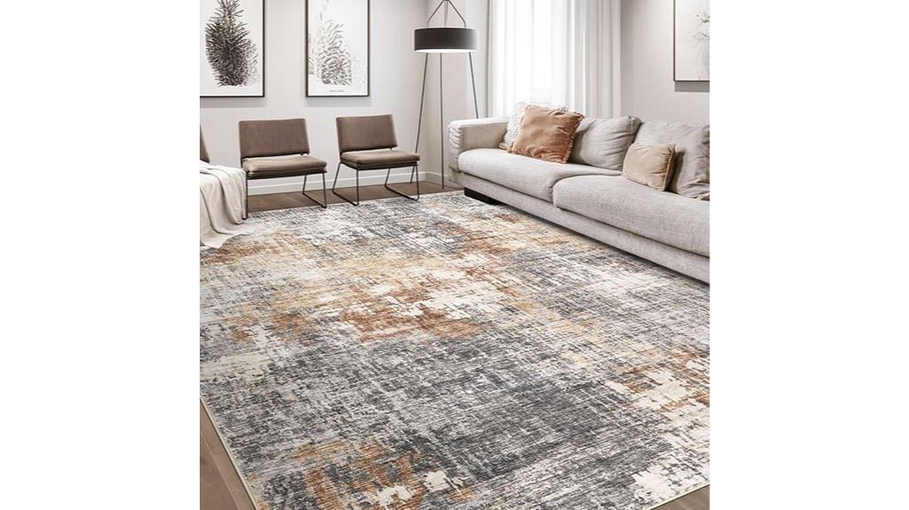 modern 9x12 washable rug