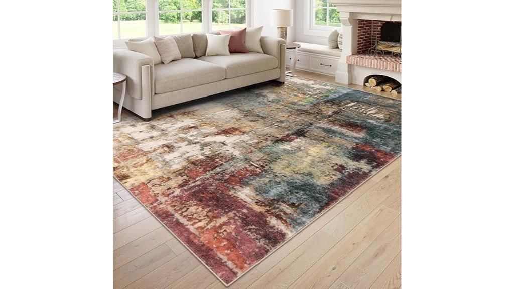 modern abstract rug
