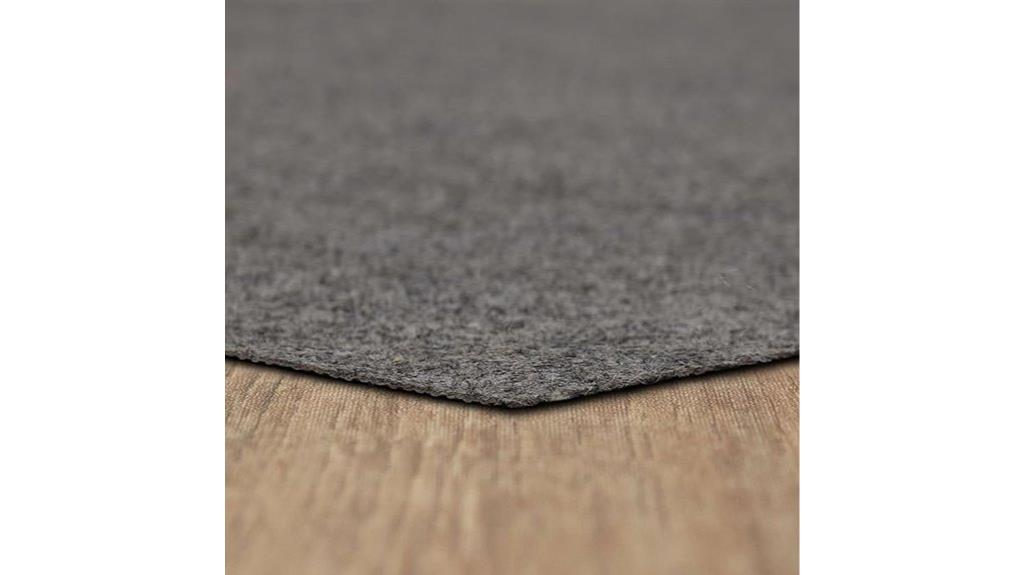 mohawk rug pad size