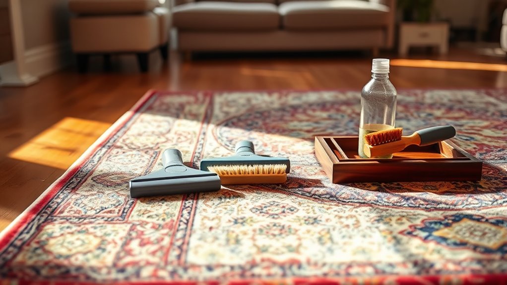 monthly rug care routine