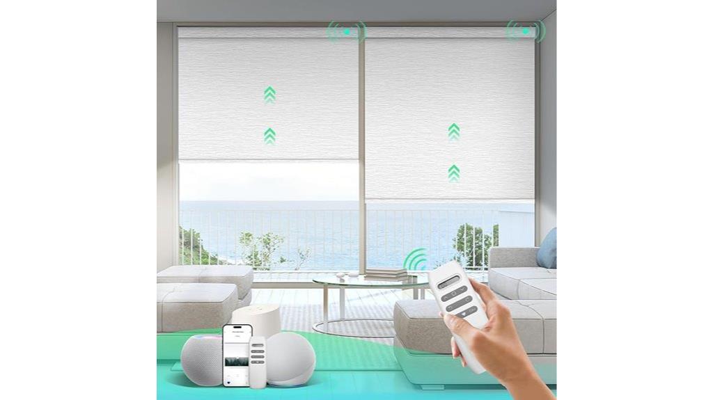 motorized blackout smart blinds