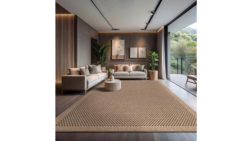natural fiber indoor outdoor rug