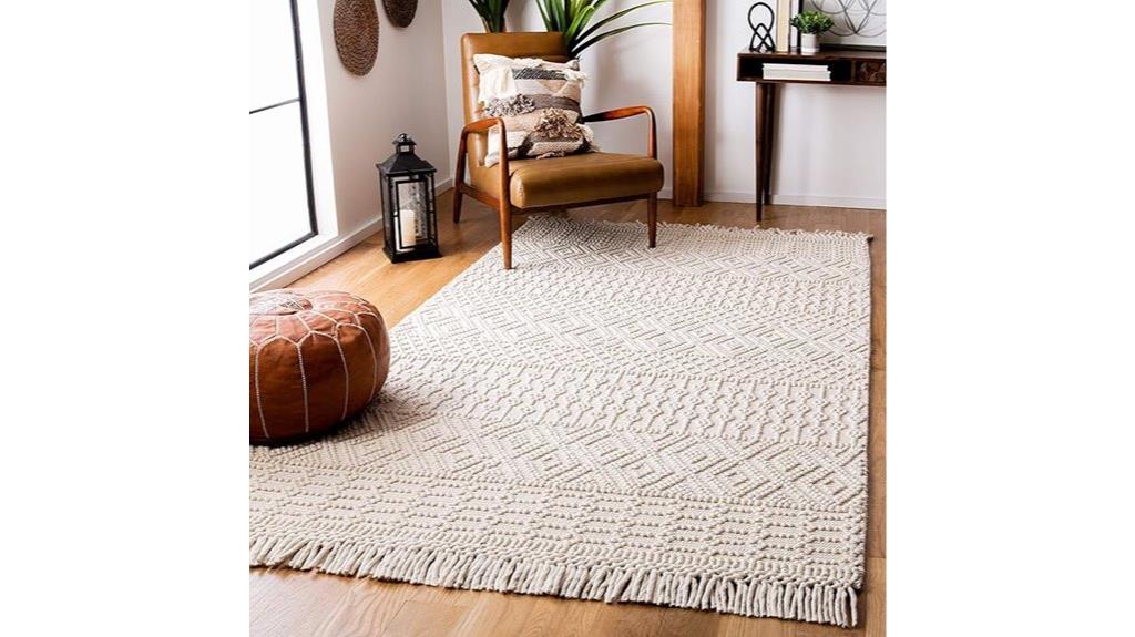 natural fiber woven rug