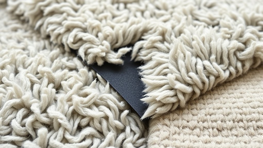 natural plush insulating cushioning