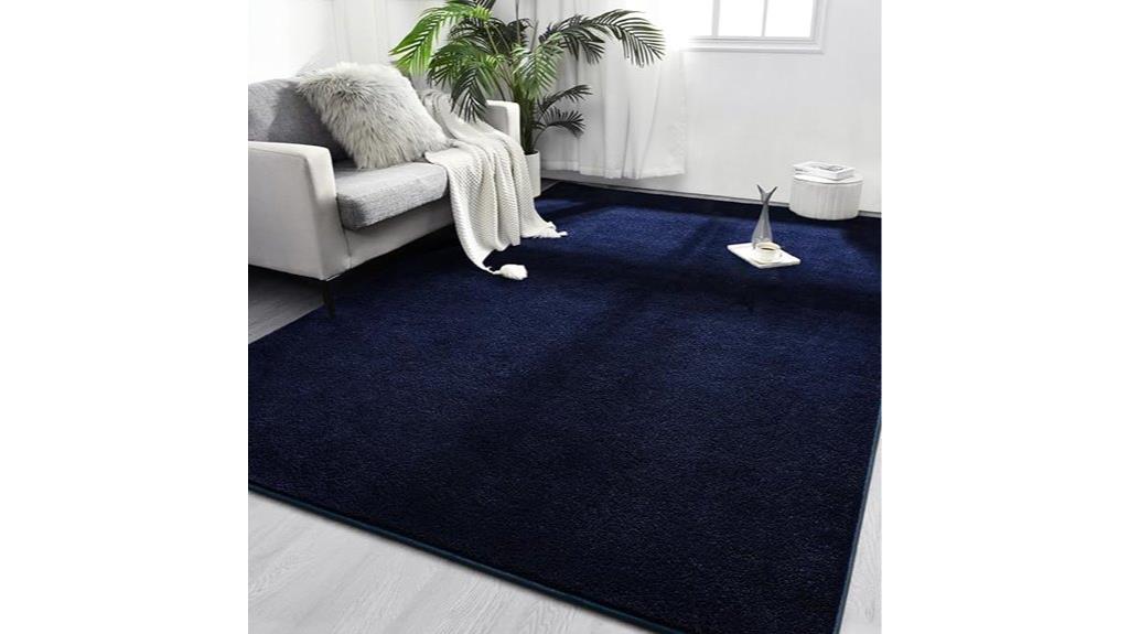 navy blue memory foam