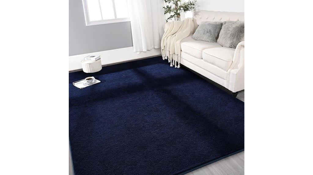 navy blue memory foam