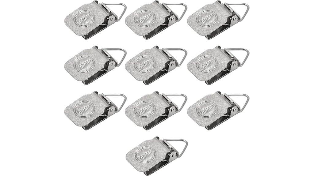 nickel plated steel rug clips