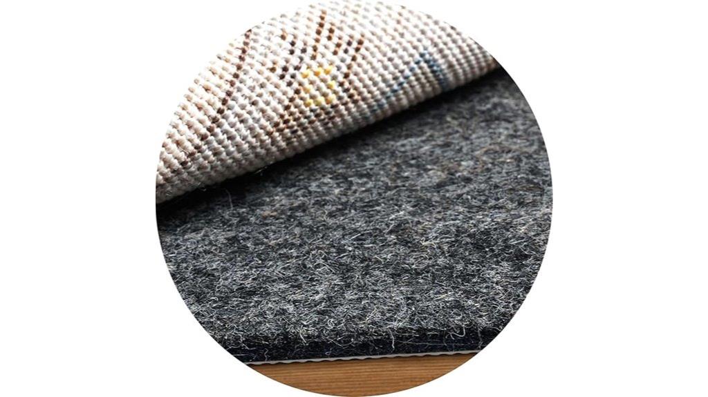 non slip cushioned rug pad
