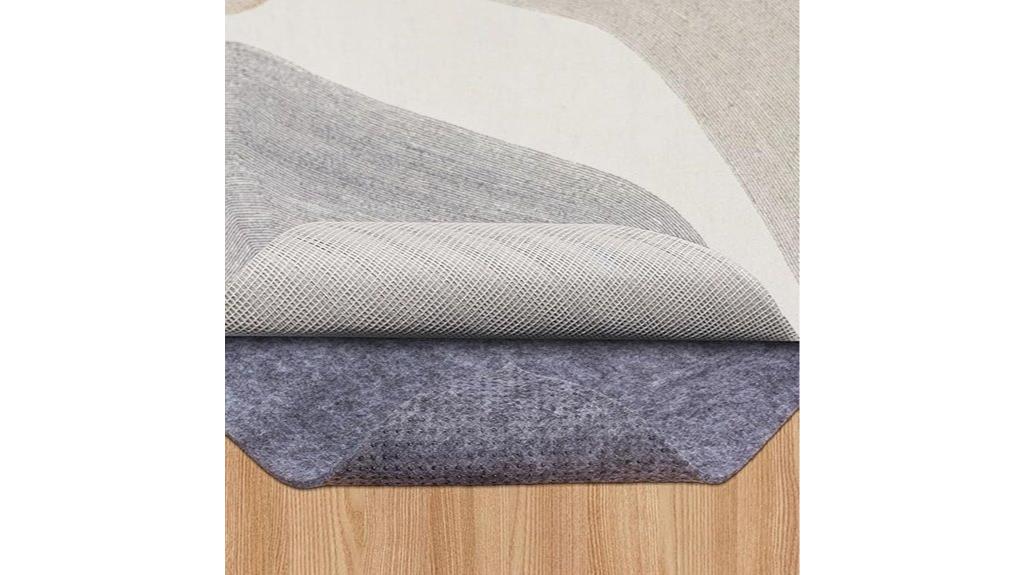 non slip cushioned rug pad