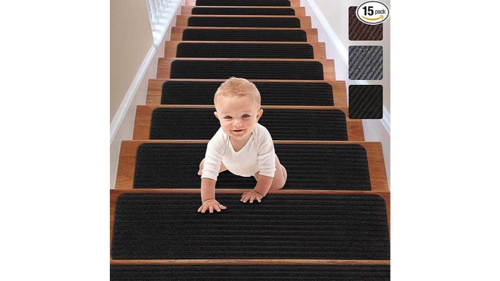 non slip stair tread set
