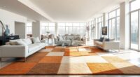 open plan rug options