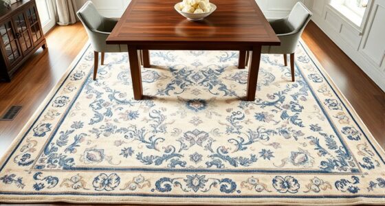 optimal dining rug dimensions